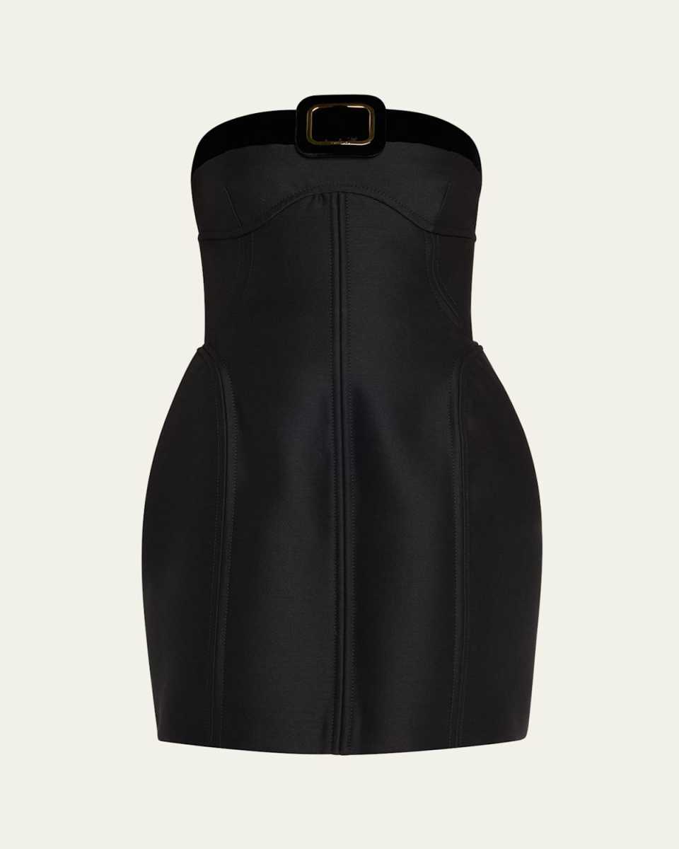 Strapless Sculpted Mini Dress